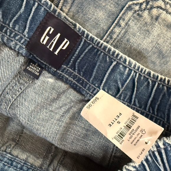 Distressed Light Blue Jeans with Drawstring - Picture 3 of 3